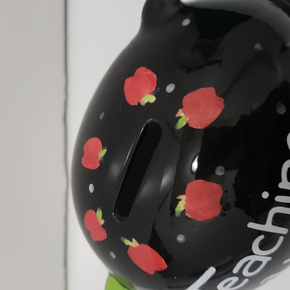 Ceramic Pig Shape Piggy Bank Teacher Gift - Picture 3 of 6